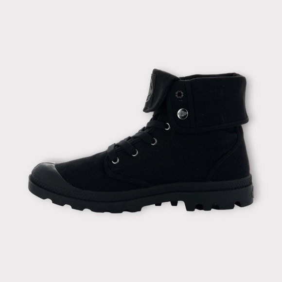 Palladium Men\'s Baggy Boots in Black Canvas. 02353-060 main image 4